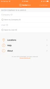 Avidia Business Mobile screenshot 0