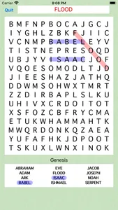 Giant Bible Word Search screenshot 0