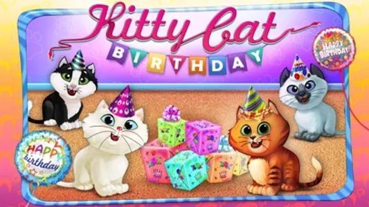 Kitty Cat Birthday Surprise: Care, Dress Up & Play screenshot 0