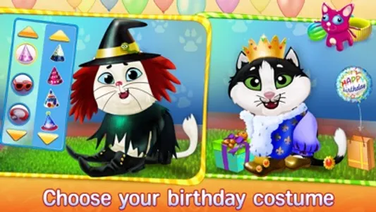 Kitty Cat Birthday Surprise: Care, Dress Up & Play screenshot 3