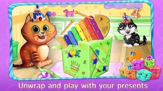 Kitty Cat Birthday Surprise: Care, Dress Up & Play screenshot 4