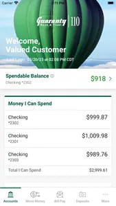 Guaranty Bank & Trust Mobile screenshot 2