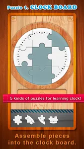 Clockwork Puzzle Full - Learn to Tell Time screenshot 0