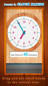 Clockwork Puzzle Full - Learn to Tell Time screenshot 2