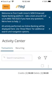 First Credit Union (AZ) Mobile screenshot 2