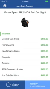 gun.deals Barcode Scanner screenshot 1