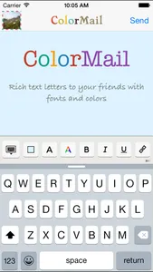 Color Mail: clean email editor screenshot 0