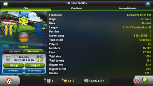 Goal Tactics - Football MMO screenshot 0