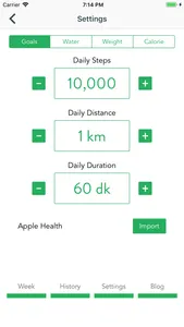 The Pedometer screenshot 2