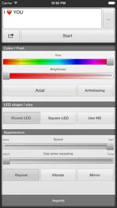 LEDme, the LED Banner for iPhone, iPad and iPod Touch screenshot 2