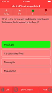 Medical Terminology Quizzes screenshot 2