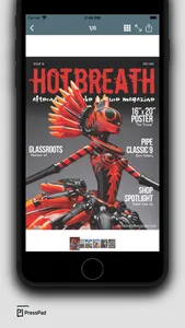 HotBreath magazine screenshot 1