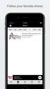 Warm 98.5 screenshot 2