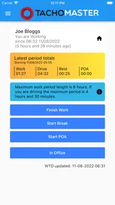 Tachomaster Worker screenshot 1