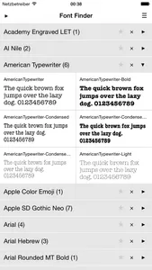 Font­ Finder screenshot 0