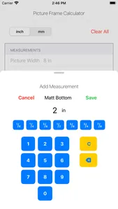 Picture Frame Calculator screenshot 2