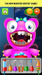 Monster Dentist Doctor Shave - Kid Games Free screenshot 0