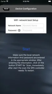 Spa control screenshot 2