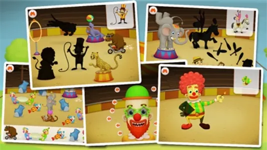 Circus puzzle kids game screenshot 0
