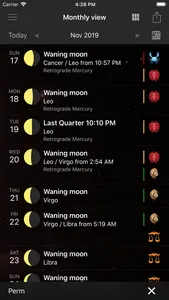 MoonWorx Lunar Calendar screenshot 9