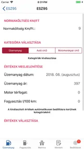 Utazási költségszámítás screenshot 7