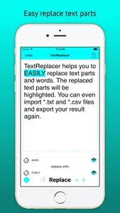 TextReplacer - find & replace screenshot 0