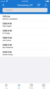 Organizer Canvassing screenshot 1