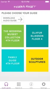 Moderna Museet audio guide screenshot 0