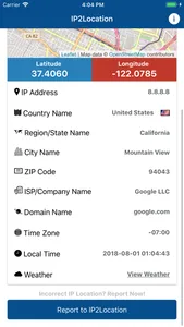 IP2Location Geolocation screenshot 2