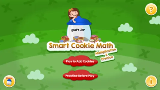 Smart Cookie Math Multiplication & Division Game! screenshot 0