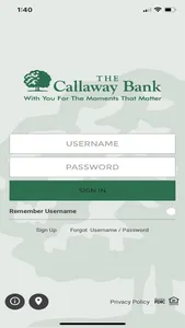 The Callaway Bank Mobile screenshot 0