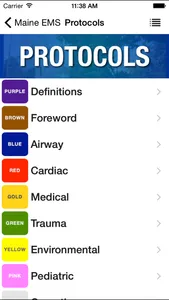 Maine EMS Protocol App screenshot 1