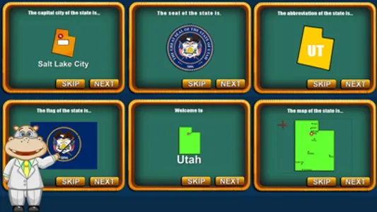 States and Capitals Map Games screenshot 3