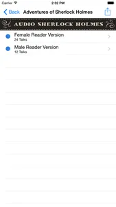 Sherlock Holmes Audio Library screenshot 1