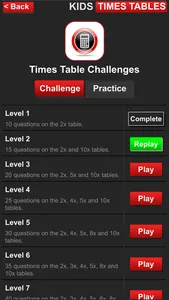 Kids Times Table Challenges screenshot 6