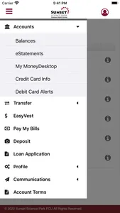 Sunset Mobile Banking screenshot 1