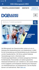 DGB Bildungswerk NRW Seminare screenshot 7