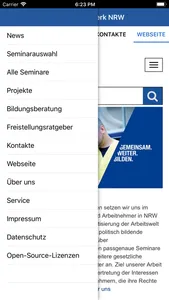 DGB Bildungswerk NRW Seminare screenshot 8