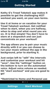 Kathy G's Tread Tabata screenshot 0