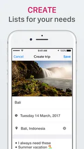 Packlist - Organize your trips screenshot 1