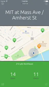 Boston Bikes — A One-Tap Hubway App screenshot 2