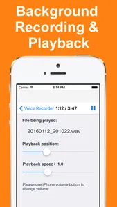 High Quality Voice Recorder screenshot 1