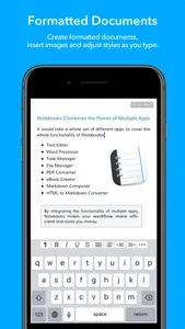 Notebooks for iPhone screenshot 1