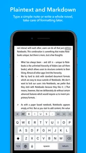 Notebooks for iPhone screenshot 2