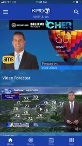 KIRO 7 PinPoint Weather App screenshot 1