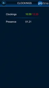 Protime ProMobile screenshot 1