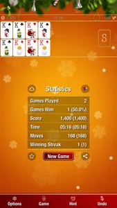 A Christmas Solitaire x2 screenshot 4