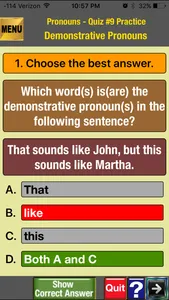 easyLearn Parts of Speech in English Grammar screenshot 3
