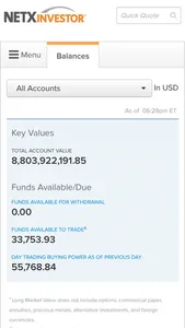 NetXInvestor™ Mobile screenshot 2