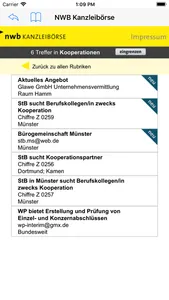 NWB Kanzleibörse App screenshot 2